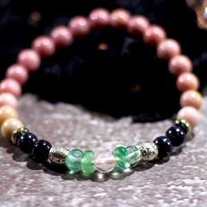 Rhodonite 7” bracelet